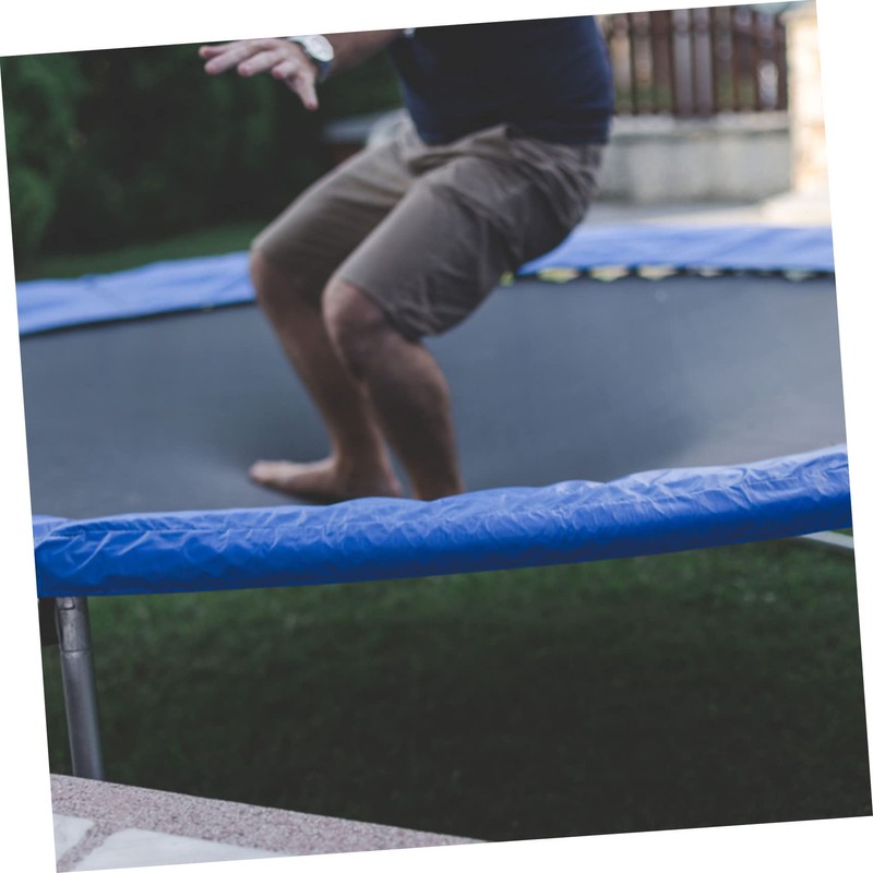 Kisangel 1pc Heavy-Duty Uv-Resistant Trampoline Replacement Mat Durable Round Jumping