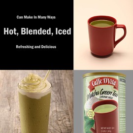 Caffe D'Vita Matcha Green Tea Drink Mix 3 lb. (48 oz.) can