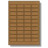 Label Planet® 40 Per Sheet, 5 Sheets (200 Brown Kraft