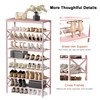 UNITSTAGE 8-Tier Tall Shoe Rack Organizer Shoe Storage for Entryway