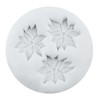 Lingzhi Poinsettia Silicone Molds Flower Fondant Mold Set of 4