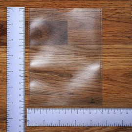 Unpunched Pockets/Job Card Holders/Page Protectors (A6 Pack of 100)