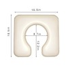 LilyBeauty PU Bedside Commode Seat Cushion, U Shape Soft Sponge