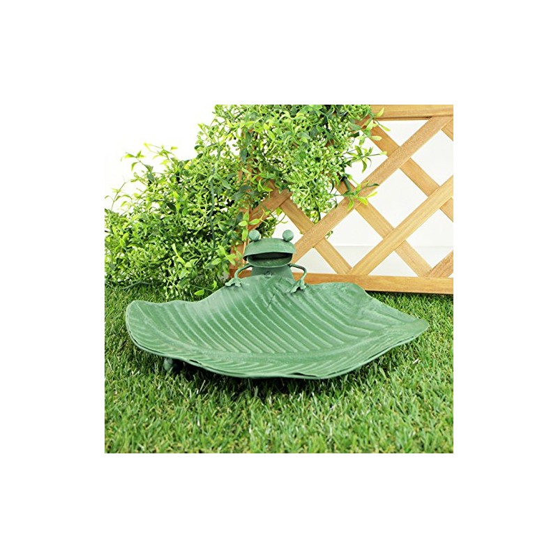 Tin Frog Tray, Tin Frog Ornament, Figurine, Garden, French Gardening