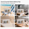MGDAMVIRON mesh zipper bag, cosmetic bag, portable travel with zipper