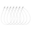 Safety Threads Loop Pins - Transparent, Robust for Labels and