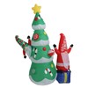 1.8m Dwarf and Christmas Tree Inflatable Decoration IP44 Christmas Outdoor
