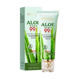 Aloe Vera Soothing Cleansing Gel, 100g, Refreshing, Oil-Controlling deep cleansing, moisturizing soothing and smoothing skin