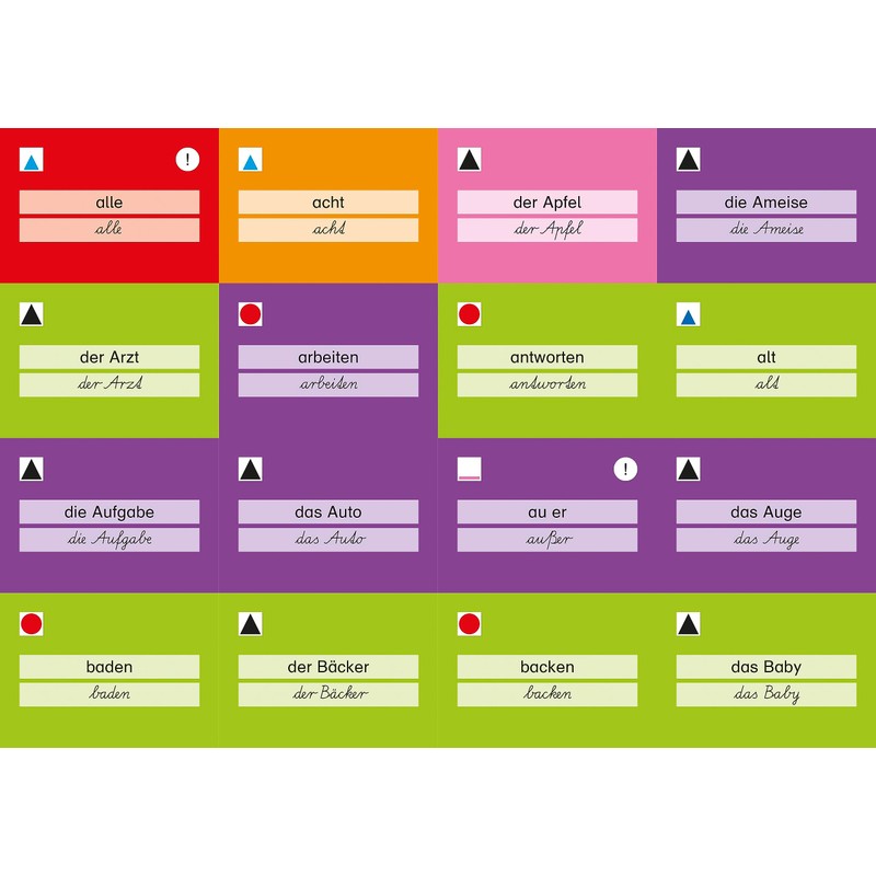 TimeTEX Index Cards A8 "My Words Treasure Chest" - Basic