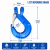 Lyplus 5/16" G80 Clevis Sling Hook with Latch,2490 LBS WLL,