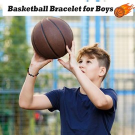 OAVOOK Basketball Gifts for Boys Cross Bracelet Basketball Prayer Stuff for Teen Boys, Brother, Coach Christmas Birthday Gifts
