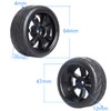 Hobbypark 4PCS OD 2.51"(64mm) RC Tires & Wheels Rims Sets