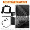 Dog Car Barrier Net Divider with 2 Large Storage Pockets