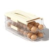Egg Holder for Fridge, Egg Storage Automatic Rolling Egg Container