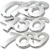 COLORBIRD Door Number Digit Sticker Nameplate 3D Name Tag Sticker