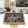 Floor Drain Antique Full Copper Shower Drain Kit for Kitchen