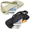 Waist Belt Bag, Travel Money Belt Mesh Lining Elastic Security