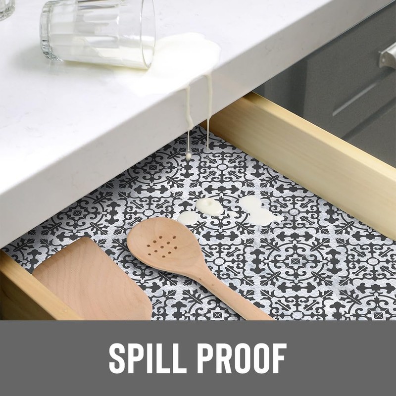 Con-Tact Brand Grip Prints Non-Adhesive Non-Slip Counter Top, Drawer/Shelf Liner,