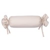 Janine Maco Satin Bolster Cushion Cover Plain Colours Diameter 15