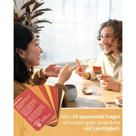 Couple Minutes: 53 Playful Conversation Pulses for Couples - Loving Couple Conversation Cards / Question Game as Gift and Conversation Subject for Minutes Together [For Heart]