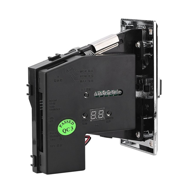 Coin Acceptor Selector, Advanced CPU Control Accurately Identifing Fake Coins,