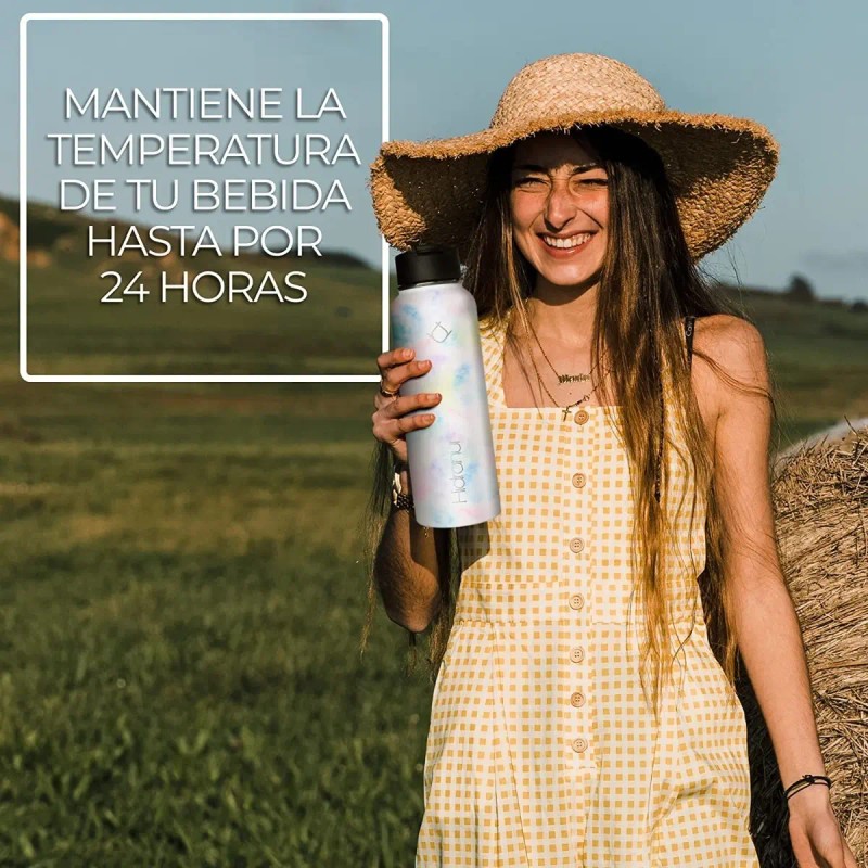 Termo De Acero Inoxidable Botella Frio Caliente Café Té 32oz