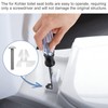 TNITRIB Toilet Seat Bolts for Kohler 1133024 Hardware Pack, for