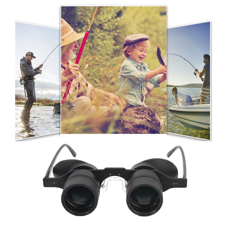 Binoculars Glasses 10X Zoom with Polarized Lens Handsfree Adjustable HD