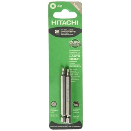 Hitachi 728394B2#2 3" Square Driver Bit (2 Piece)