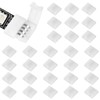 ACEIRMC 30pcs 4-Pin RGB LED Light Strip Connectors 10mm Unwired