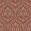 Norwall SD36139 Stitched Damask Prepasted Wallpaper, Multi