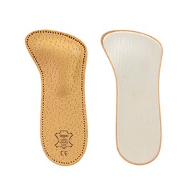 Orthotic 3/4 leather insoles with metatarsal arch support prevent forefoot pain, Kaps Ballerin, 39 EUR / 6 UK/Women