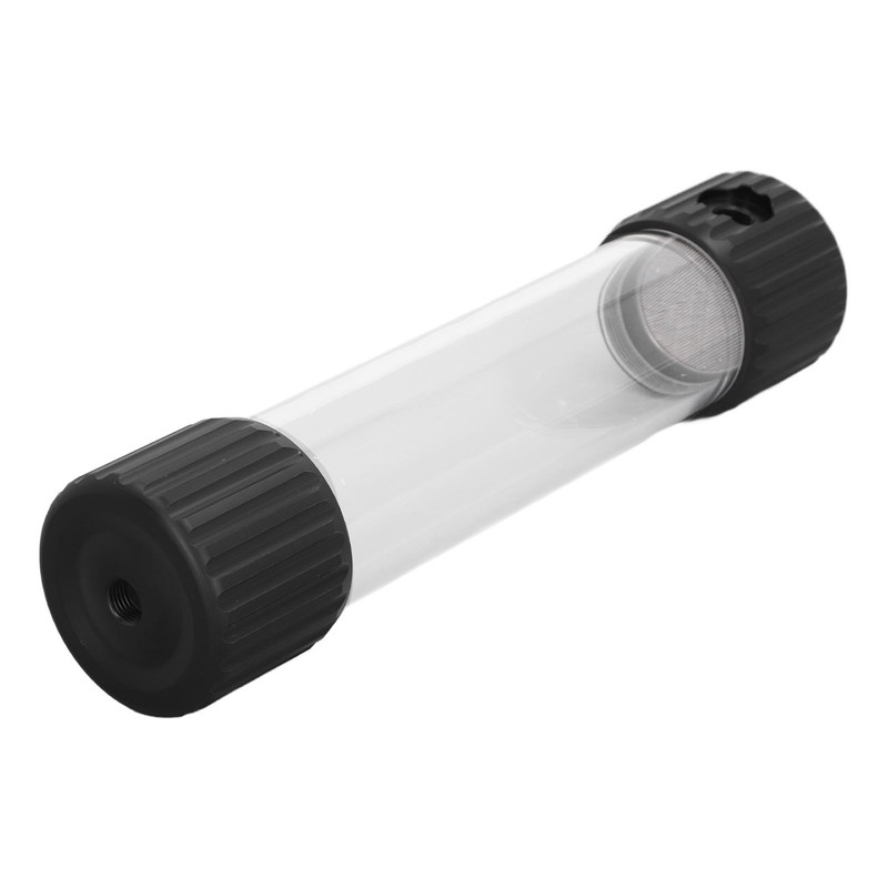 295mm Cylindrical Water Cooling Tank G1/4 Thread PMMA POM Transparent