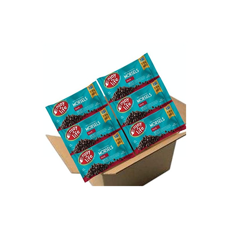 Enjoy Life Dark Chocolate Morsels, Baking Chocolate Chips Bundle, Vegan,