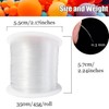0.3mm Clear String for Hanging, QBJAYTY 382 Yards Clear Fishing