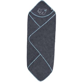 Sterntaler Baby Unisex Bath Towel Baby GOTS Hooded Bath Towel Polar Bear Elia 100 x 100 cm - Bath Towel Baby Towel - Brown