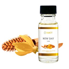 YANCY New Day Luxury Collection Fragrance Oil (1/2 oz), Uplifting Citrus and Floral Scent, Ideal for Diffusers, Oil Burners & Aroma Lamps, Refreshing Fragrance Oil for Morning Energy Boost