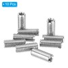 PATIKIL 10pcs M5*0.8 Male M3*0.5 Female Thread Adapter Sleeve Reducer