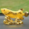 GANAZONO Feng Shui Wealth Arowana Fish Lucky Fish Statue Figurine