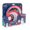 RSW INTERNATIONAL Christmas 3 Piece Melamine Feeding Set Cup Bowl