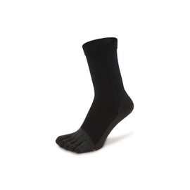 Tabio Football 5-Toe Socks, Made in Japan, Soccer, Futsal, Black