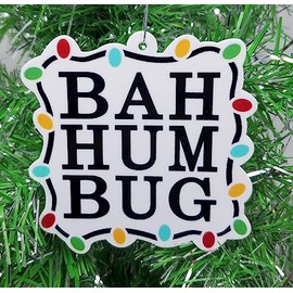 Bah Humbug Scrooge Christmas Ornament (B26)