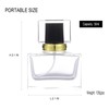 YWG Stone 30ml 1.02oz Refillable Perfume Atomizer Large Perfume Bottle