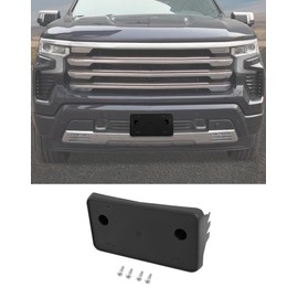 DSWSQ for Chevy Silverado 2022 2023 2024 Front License Plate Bracket Replacement for GM1068250
