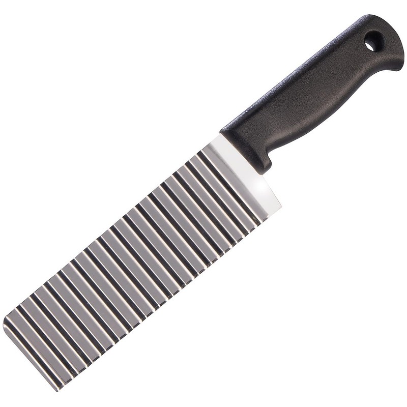 Rosenstein & Söhne Stainless Steel Wave Slicer for Potatoes and