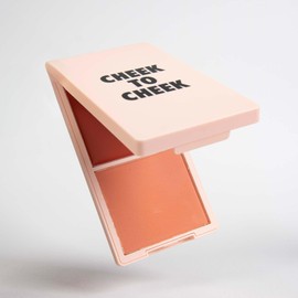 MOYOU LONDON Duo Blush Palette - 2-in-1 Cream & Powder Blusher for Dewy Glow & Long-Lasting Colour - Vegan & Cruelty-Free Makeup for All Skin Types, Peach Please