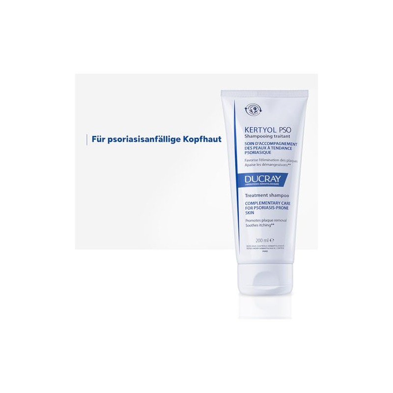Ducray Kertyol P.S.O. - Treatment Shampoo - For Psoriasis (Psoriasis)