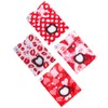 CuteBone Washable Female Dog Diapers Valentines 4 Pack Reusable Doggie
