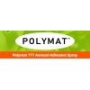 Polymat 10FT x 45" +1 -CAN 777 GLUE, Black BLK01