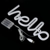 Unique Hello English Letter Shape LED Light Decorative Light for